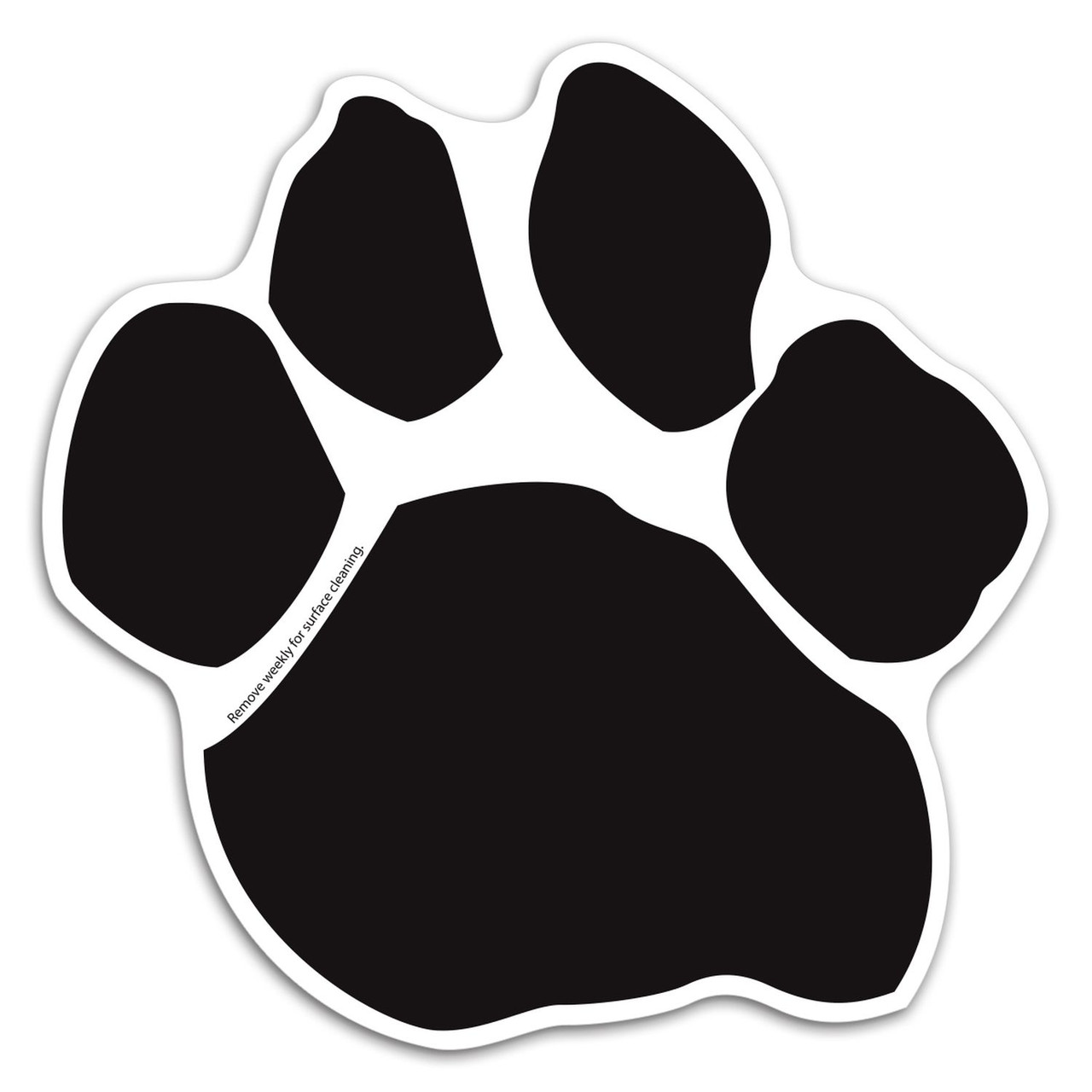 Custom Small Paw Print Car Sign Magnet CS54