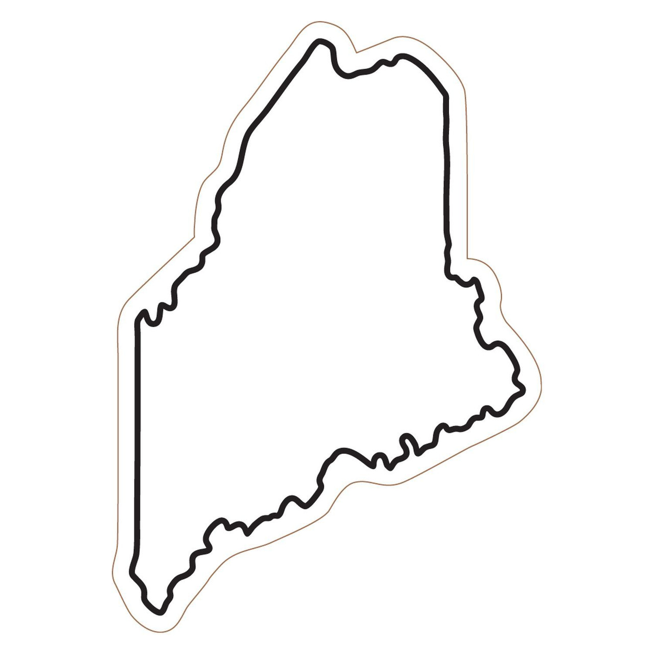 Custom Maine State Magnet MSME