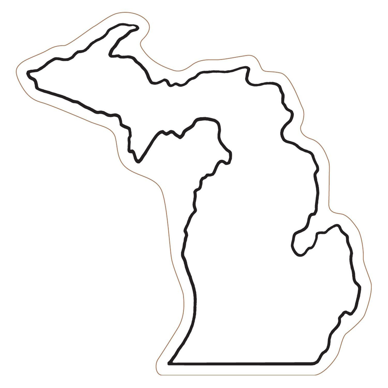 Custom Michigan State Magnet MSMI