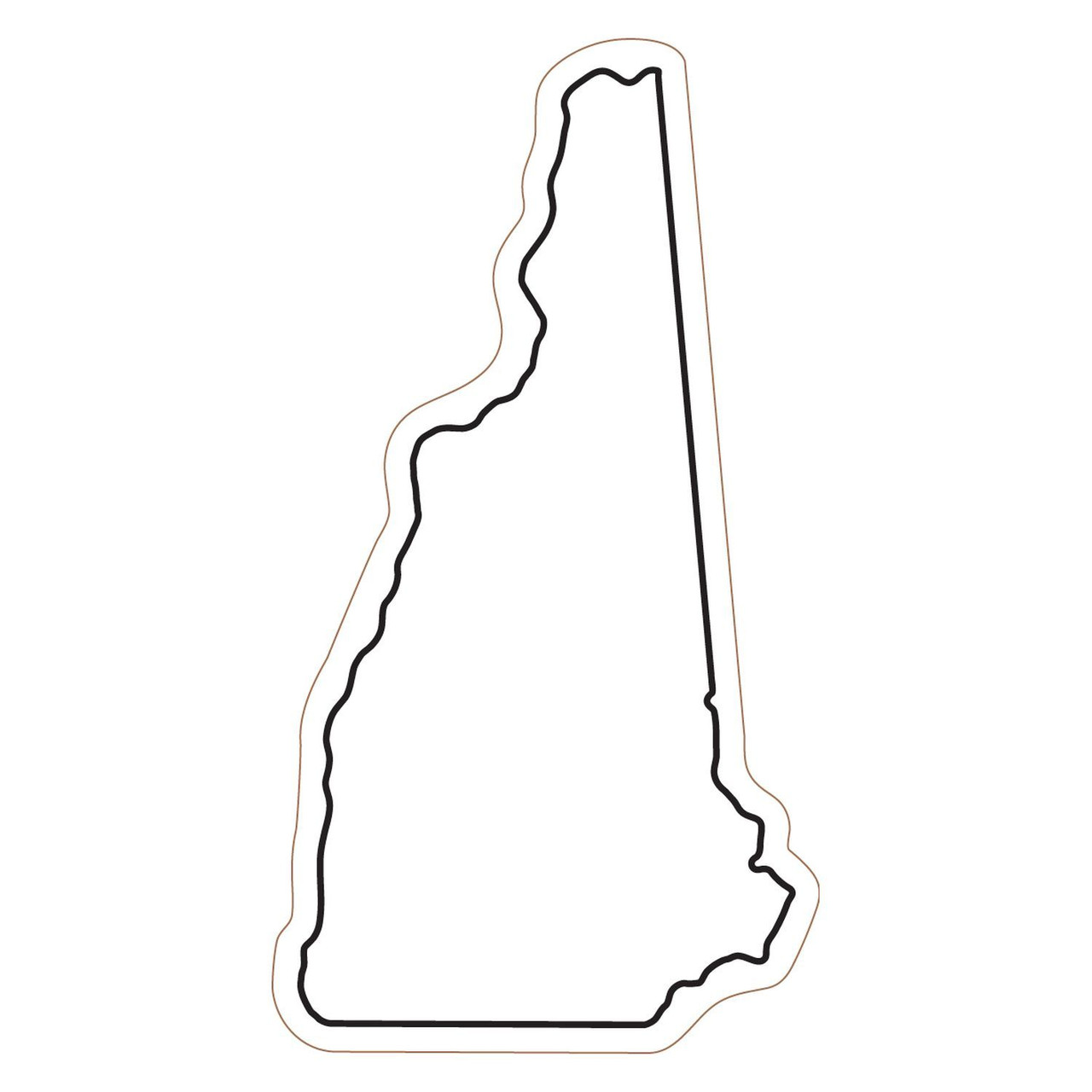 Custom New Hampshire State Magnet MSNH