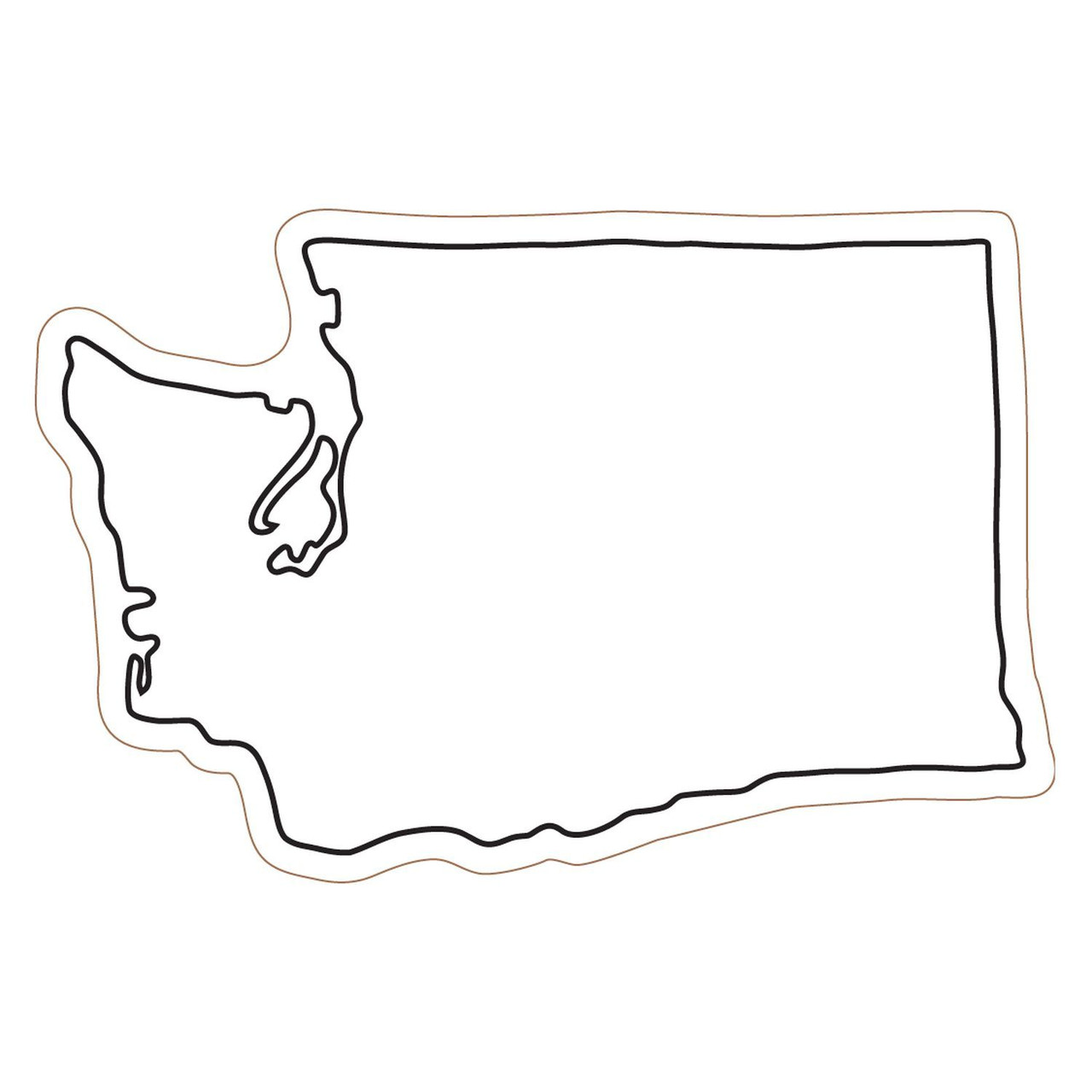 Custom Washington State Magnet MSWA