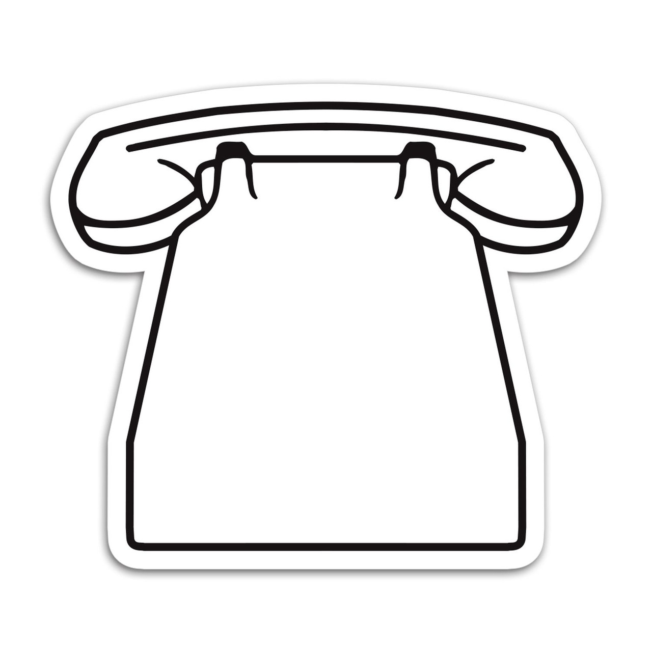 Custom Large Telephone Magnet S124A