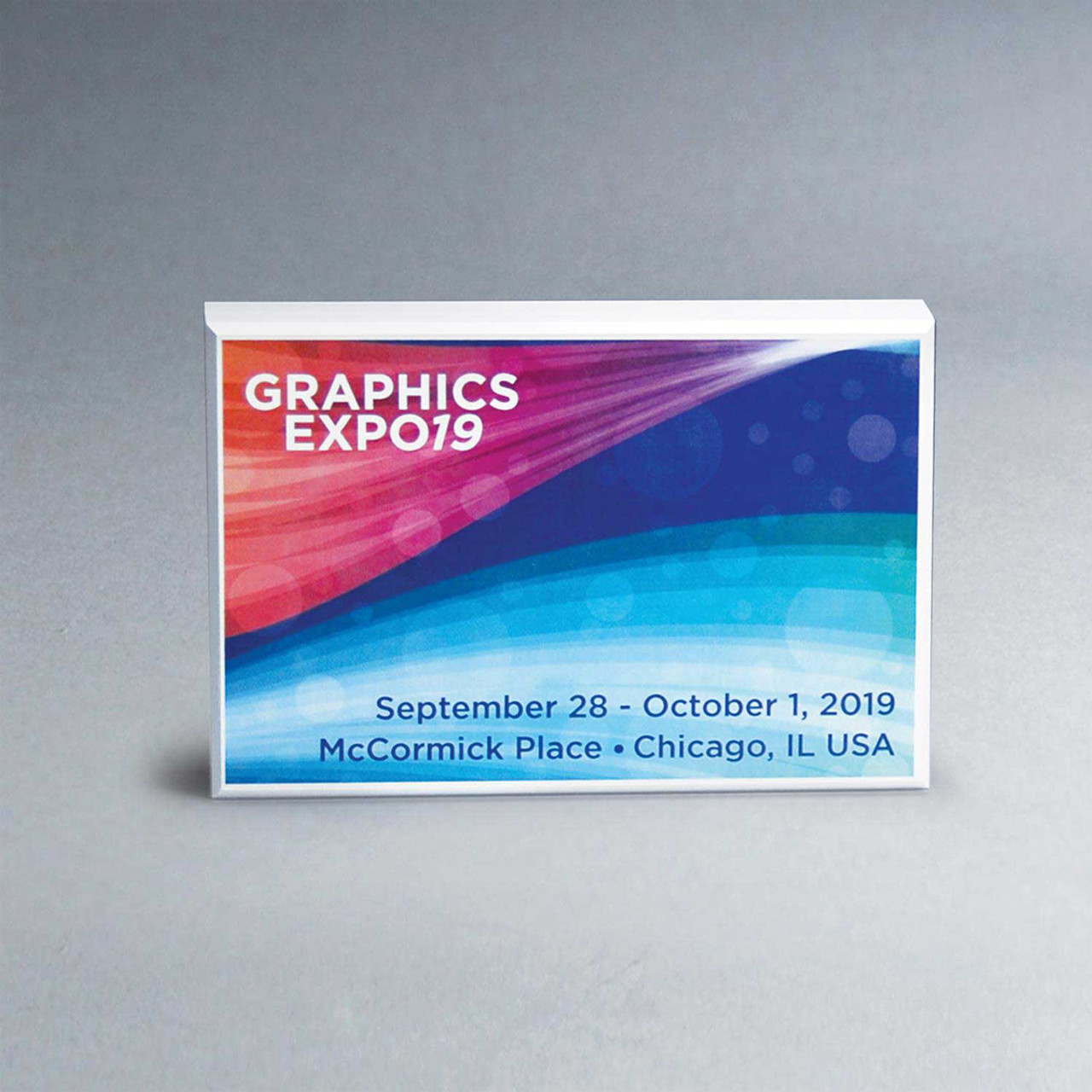 Custom 4" x 6" Wood Block Award 10060