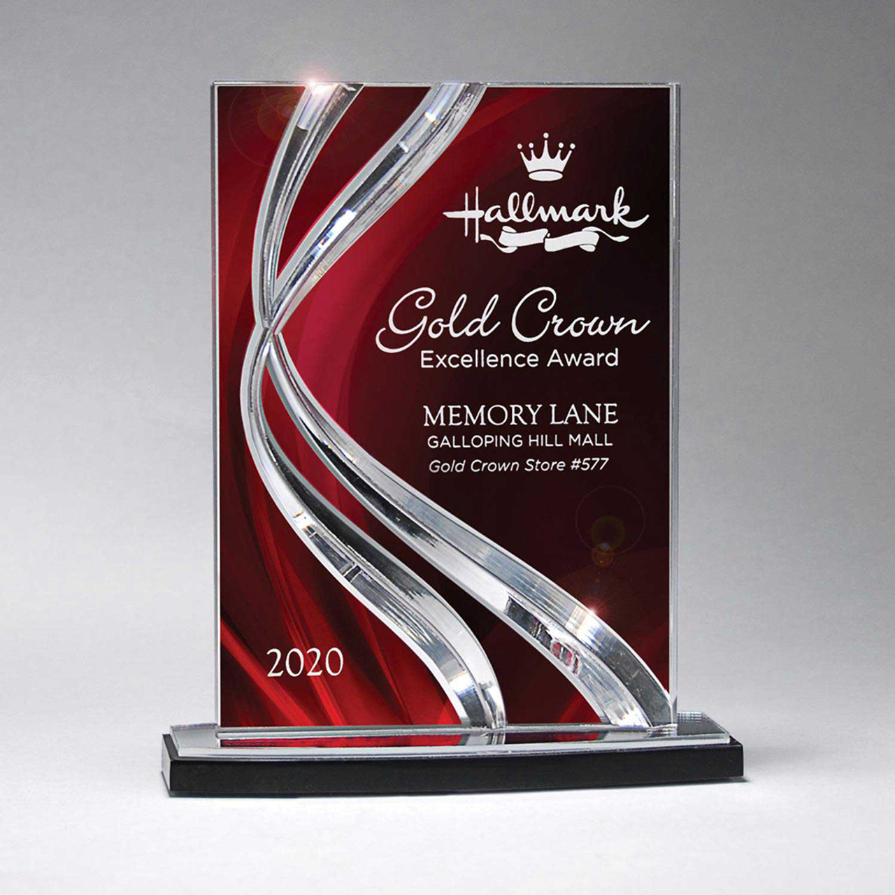 Custom Small Ribbon Award 10065