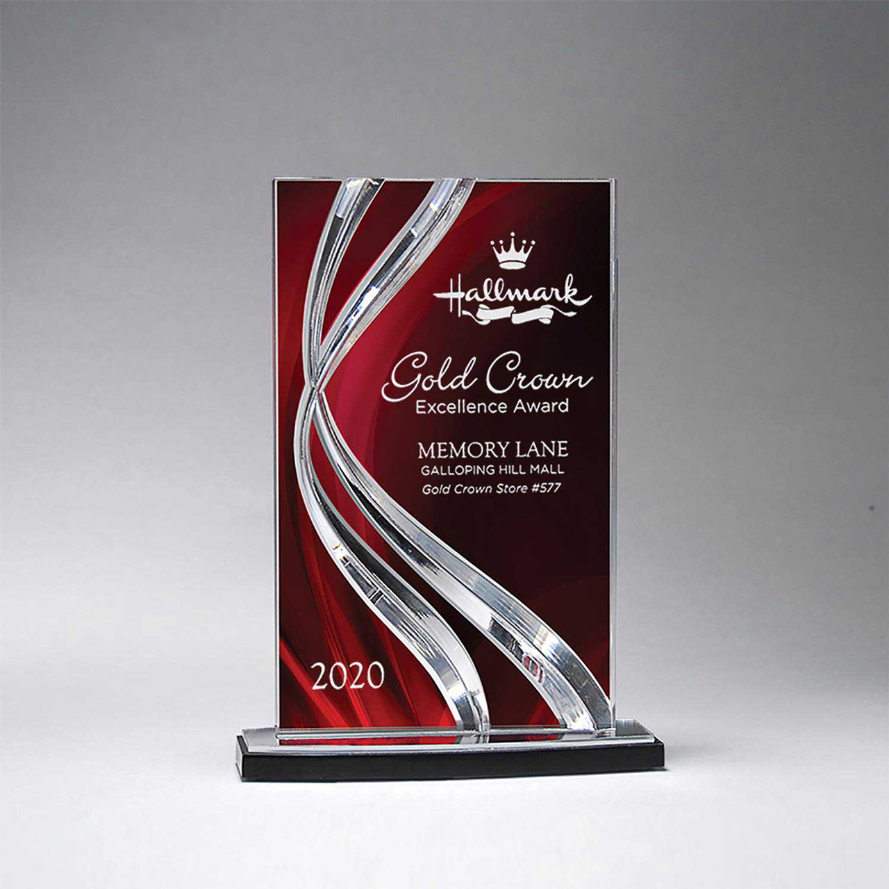 Custom Medium Ribbon Award 10066