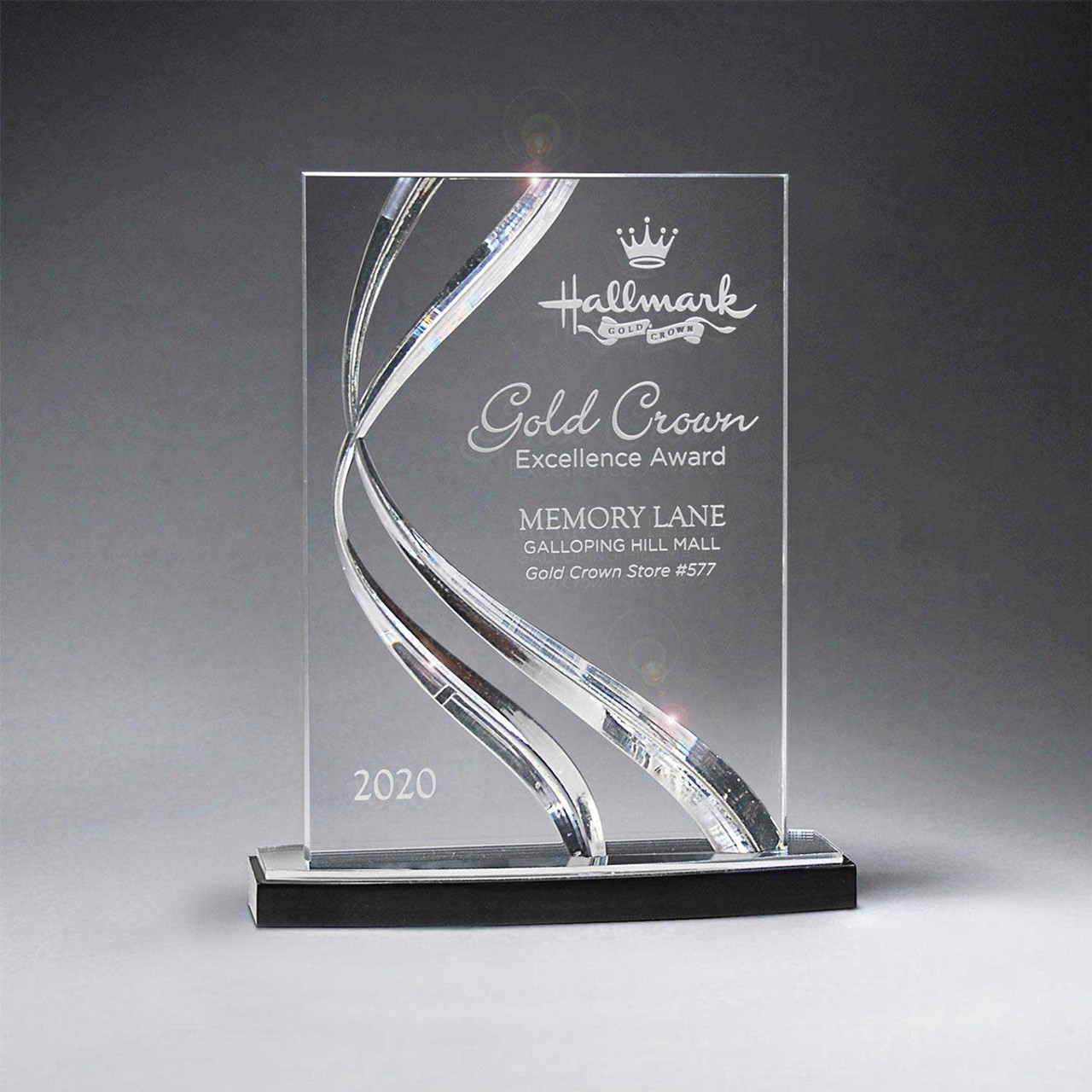 Custom Small Clear Award 10047