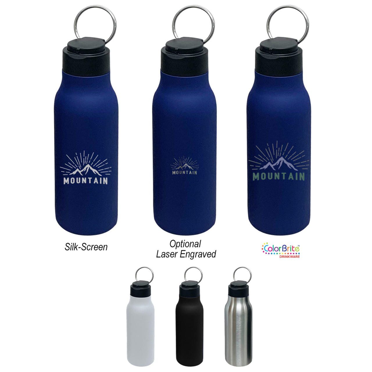 Custom 20 Oz. Cruz Stainless Steel Bottle 50135