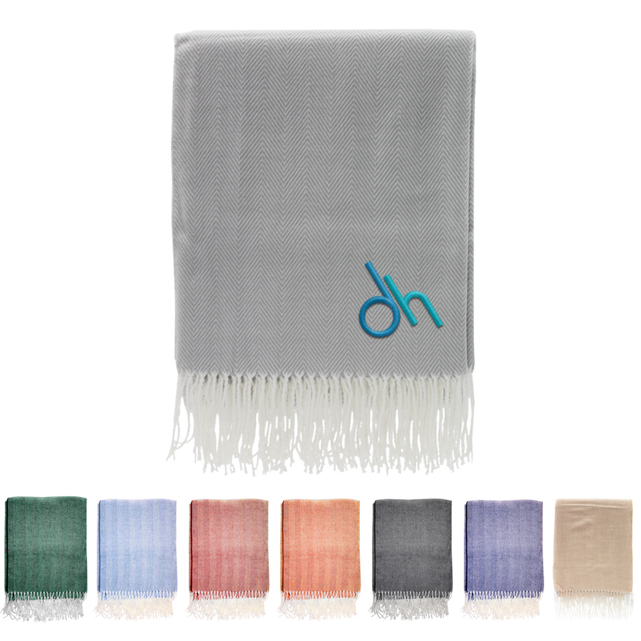 Custom Eastport Herringbone Blanket 7066