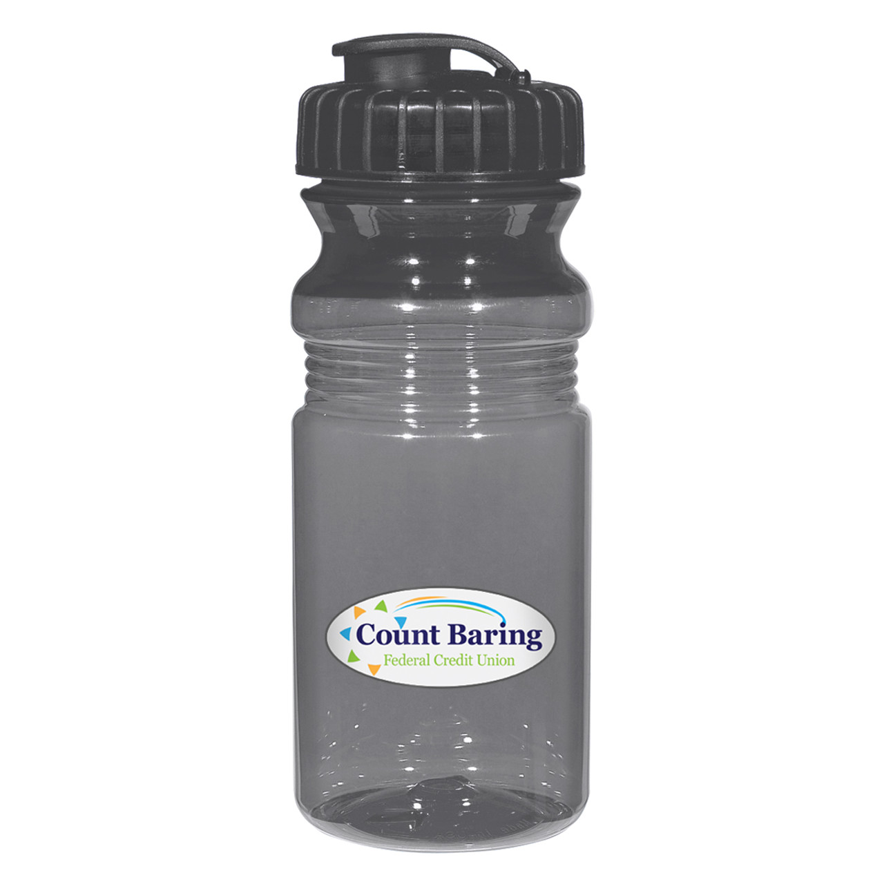 Custom 20 Oz. Poly-Clear™ Fitness Bottle With Super Sipper Lid 5892