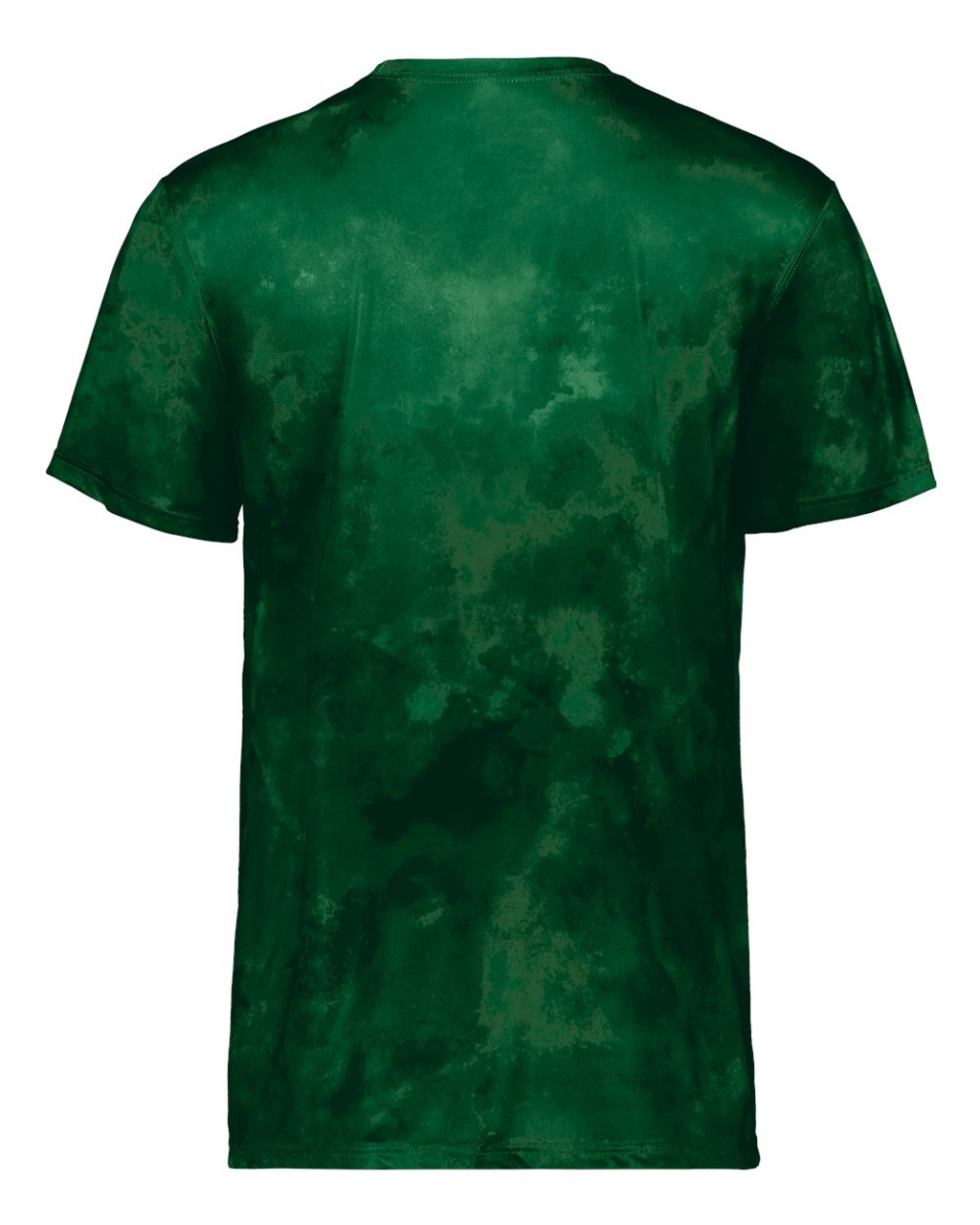 Dark Green Cloud Print