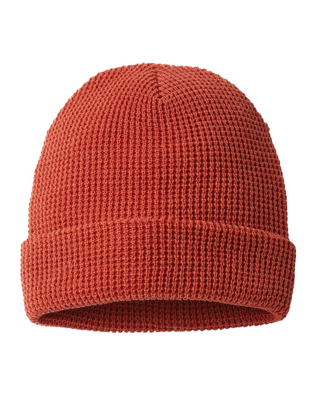 Custom Embroidered Waffle Cuffed Beanie - 146R