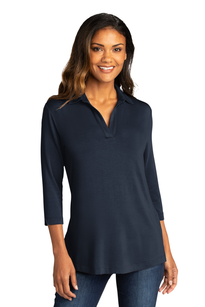 Embroidered Port Authority Ladies Luxe Knit Tunic. LK5601