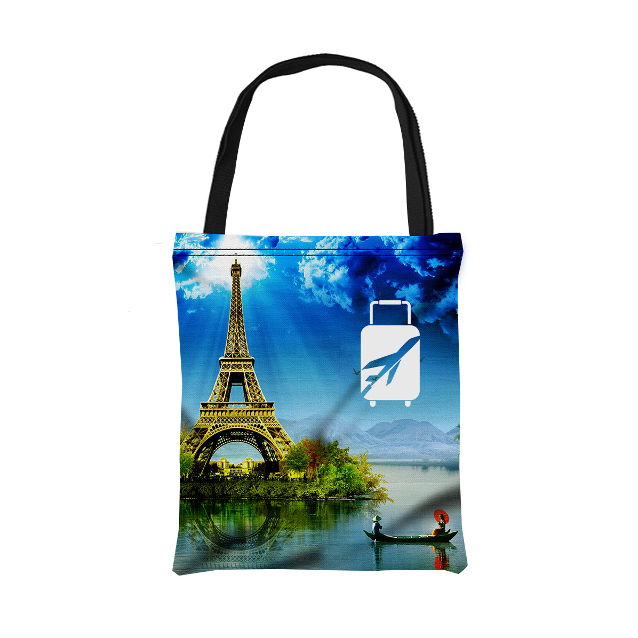 Custom 14" W X 16" H Polyester Bag 3772