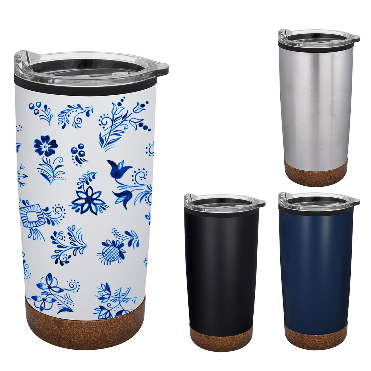 Custom 20 Oz. Full Color Wellington Stainless Steel Tumbler 55448