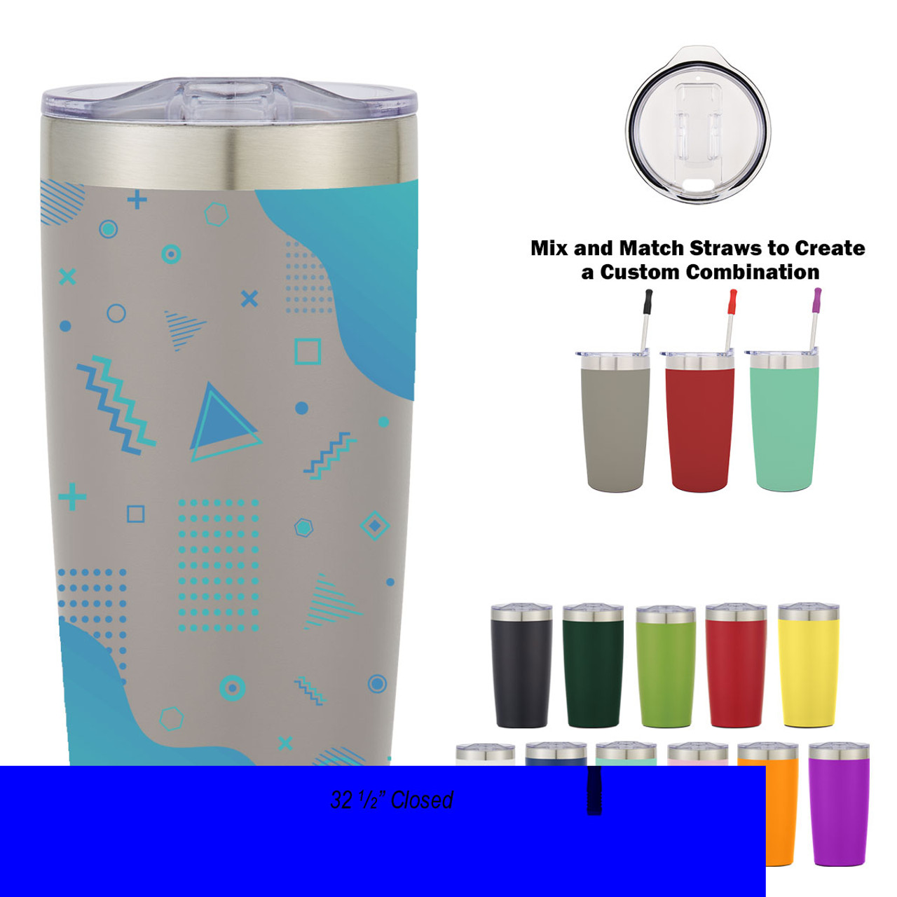 Custom 20 Oz. Full Color Two-Tone Himalayan Tumbler 55753