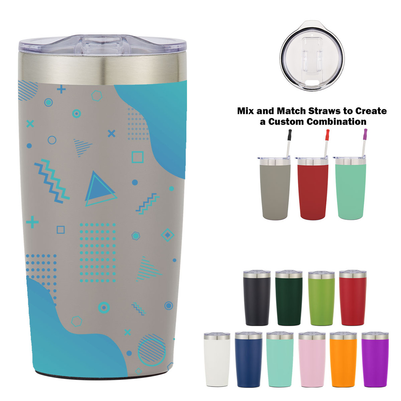 Custom 20 Oz. Full Color Two-Tone Himalayan Tumbler 55753
