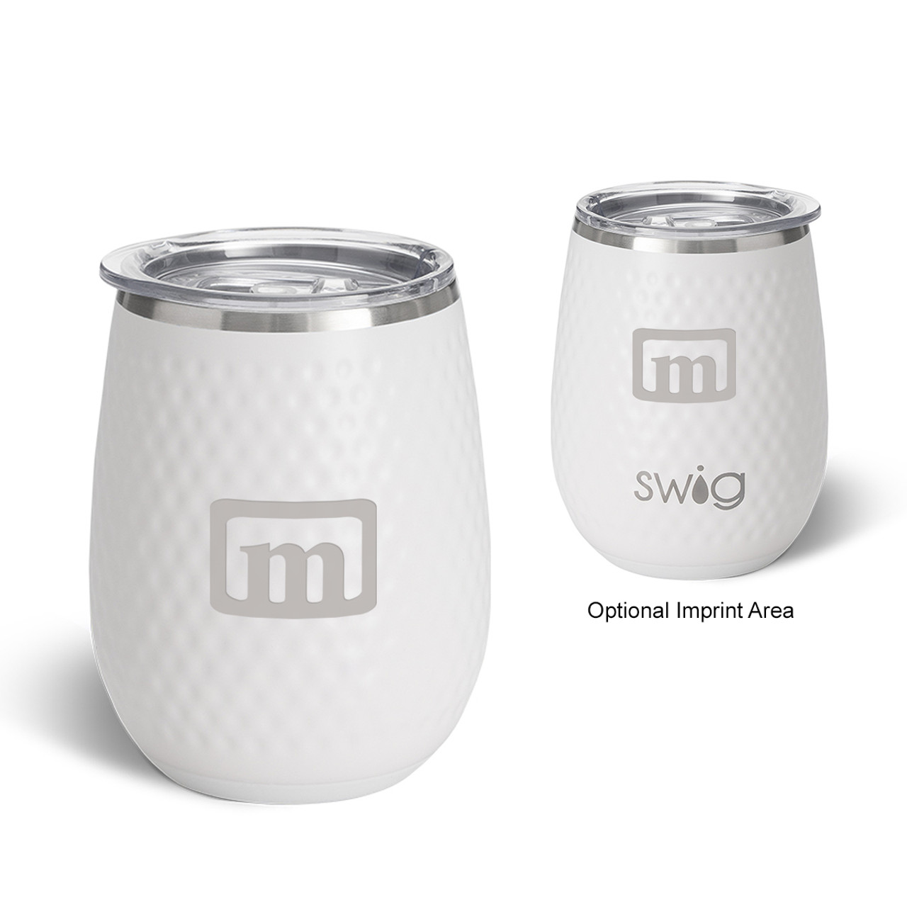 Custom 14Oz. Swig Life Golf Stainless Steel Stemless Wine Tumbler 56109