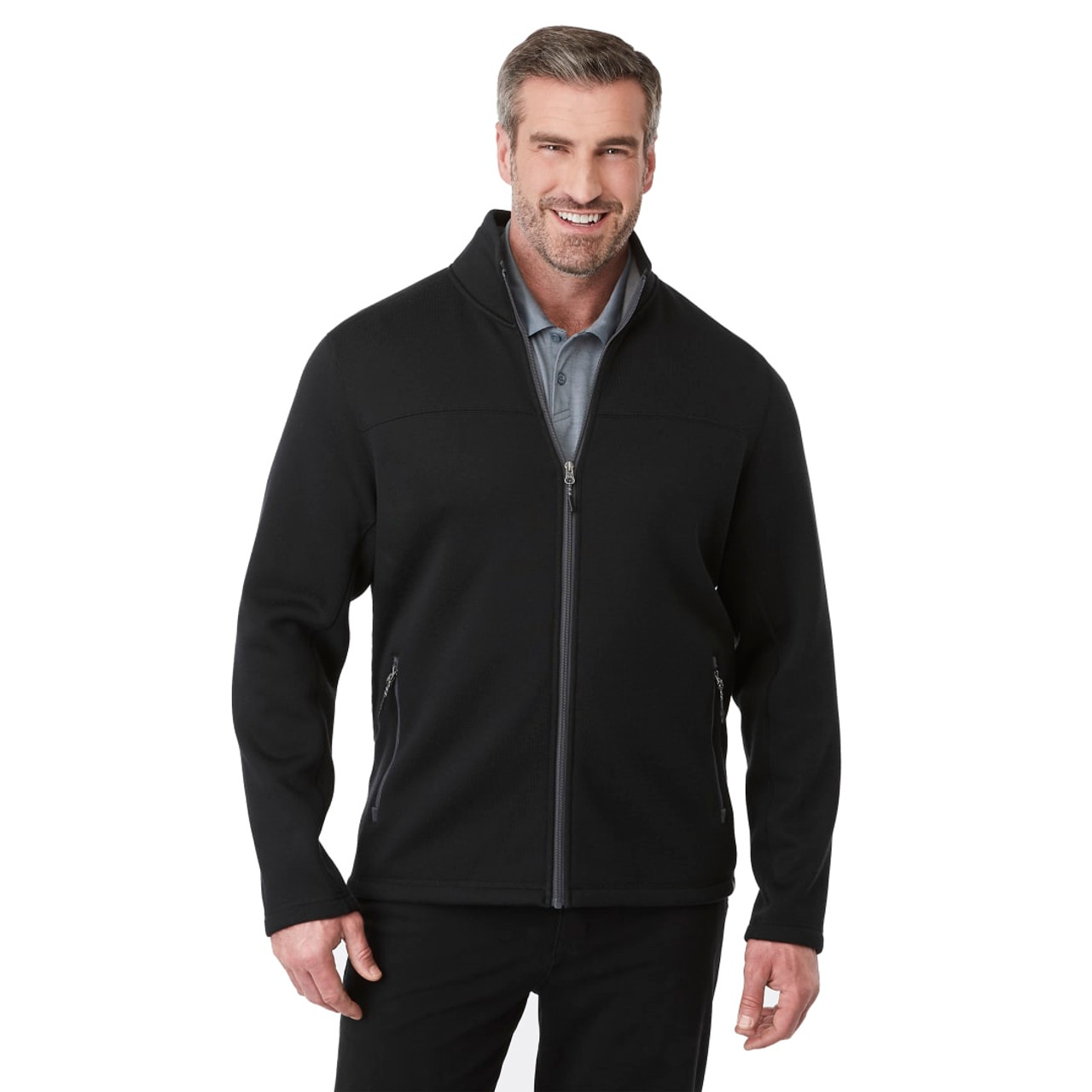 Embroidered DARNELL Eco Knit Full Zip - Mens