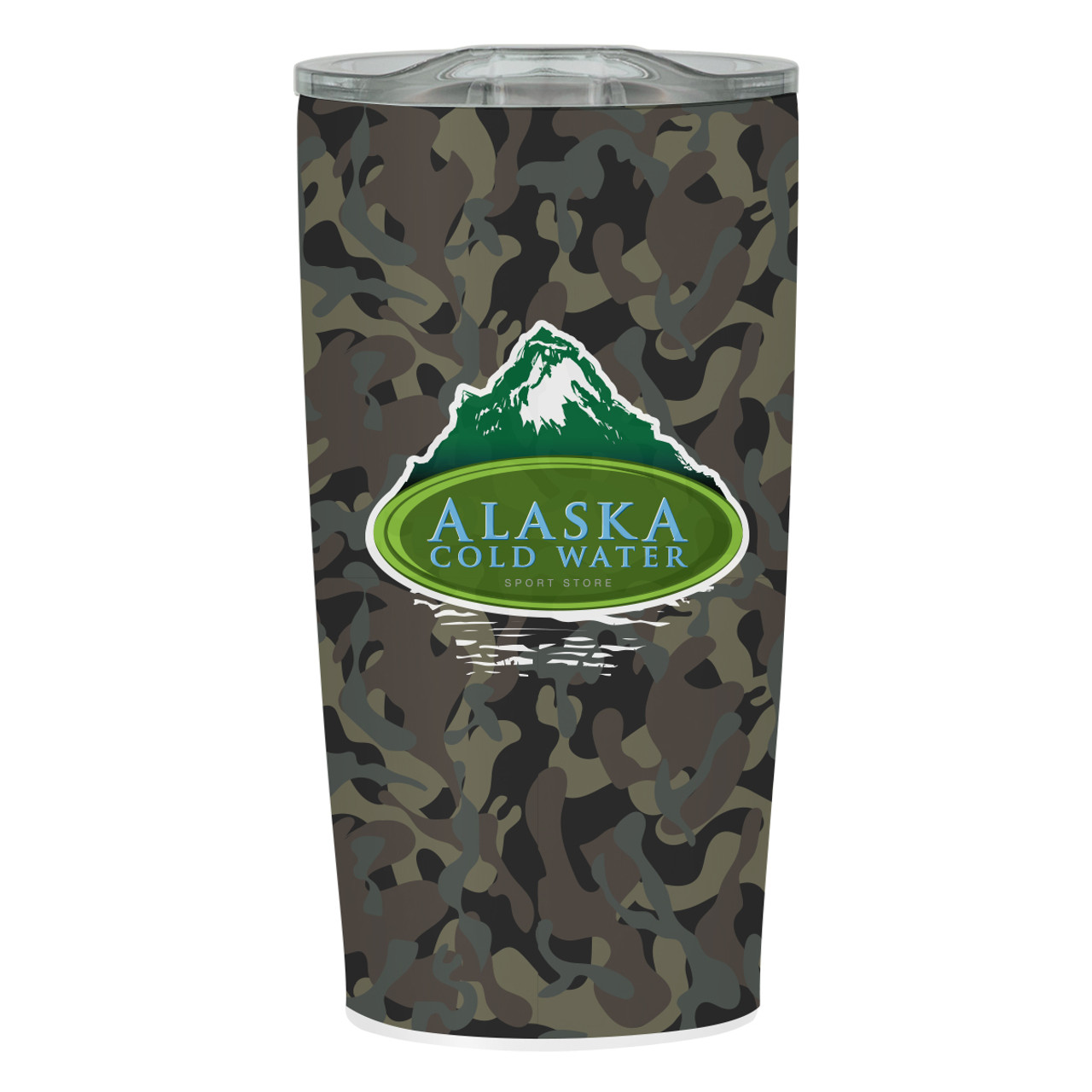 Custom 20 Oz. Full Color Marshland Camo Himalayan Tumbler 55791