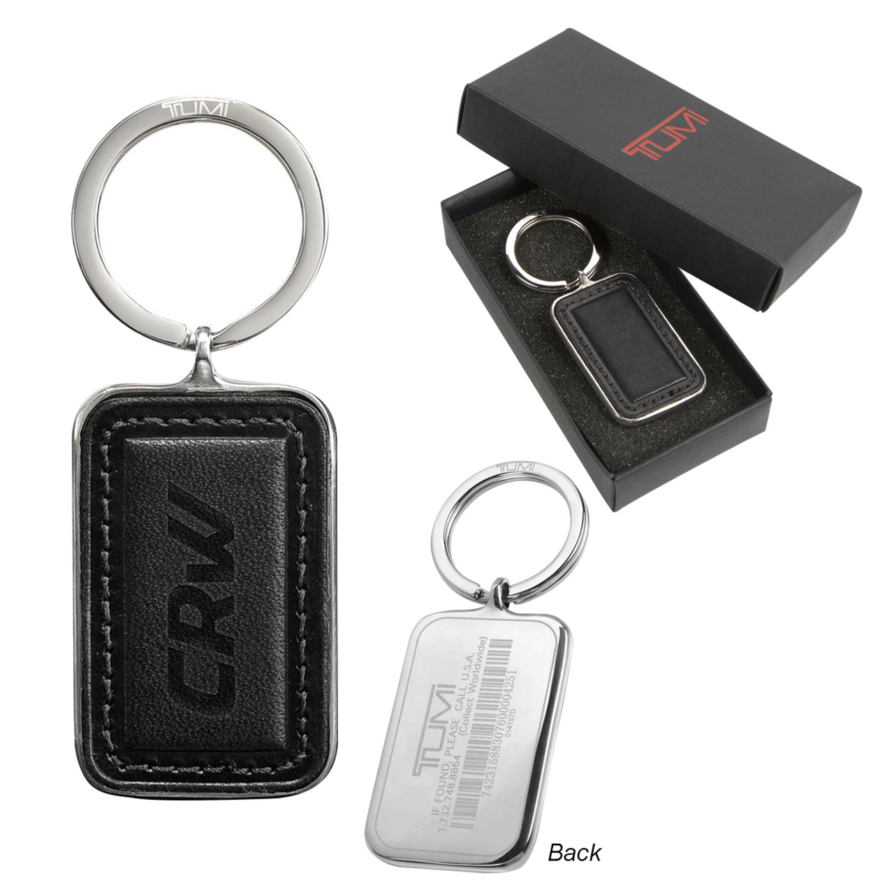 Custom Tumi Alpha Patch Tracer Key Fob 35067