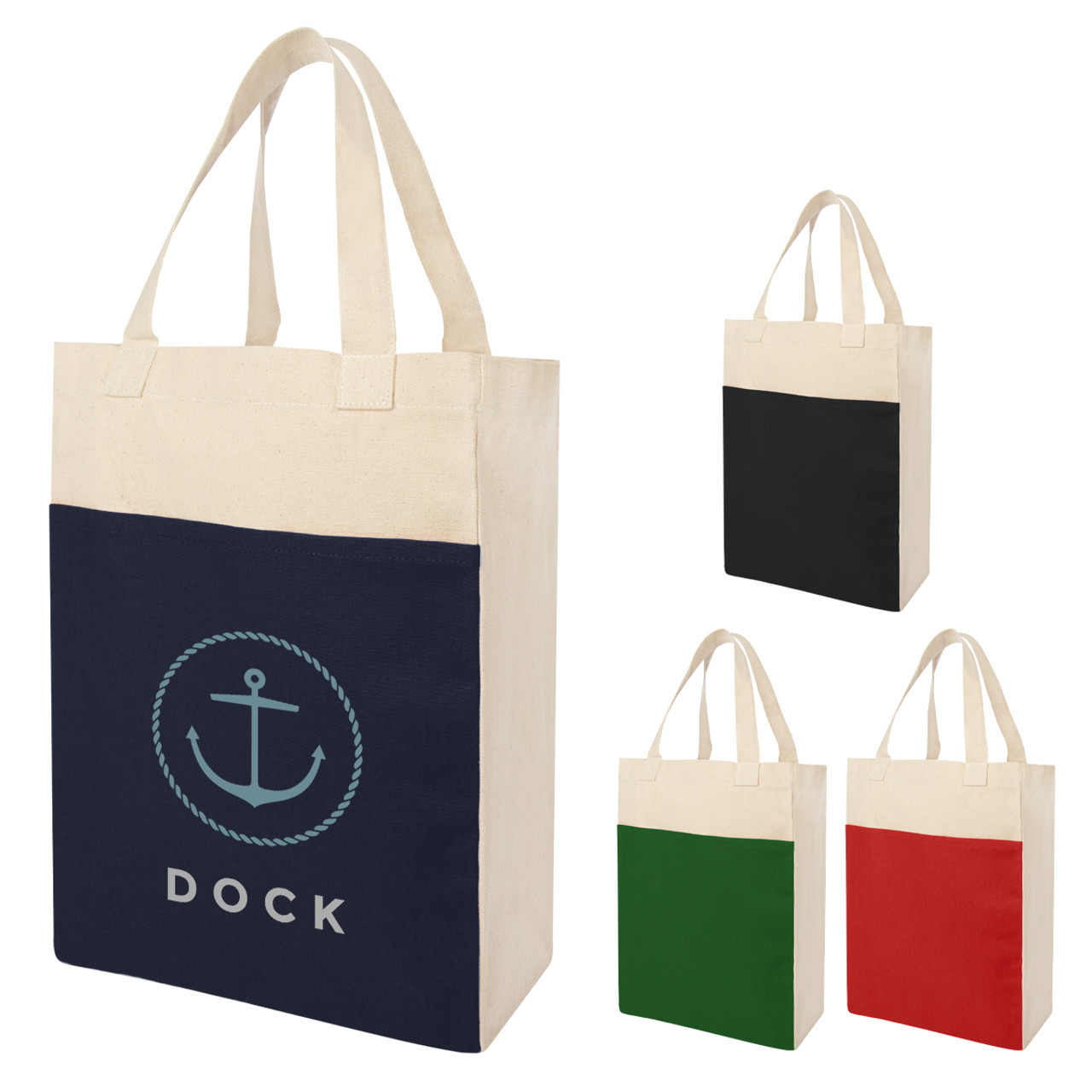 Custom Co-Op Canvas Shopper Tote Bag 30060