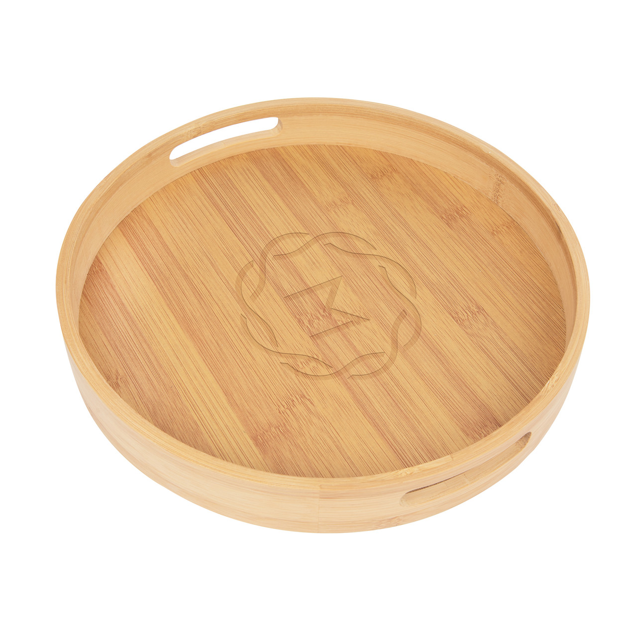 Custom Bamboo Serving Tray With Handles 75038