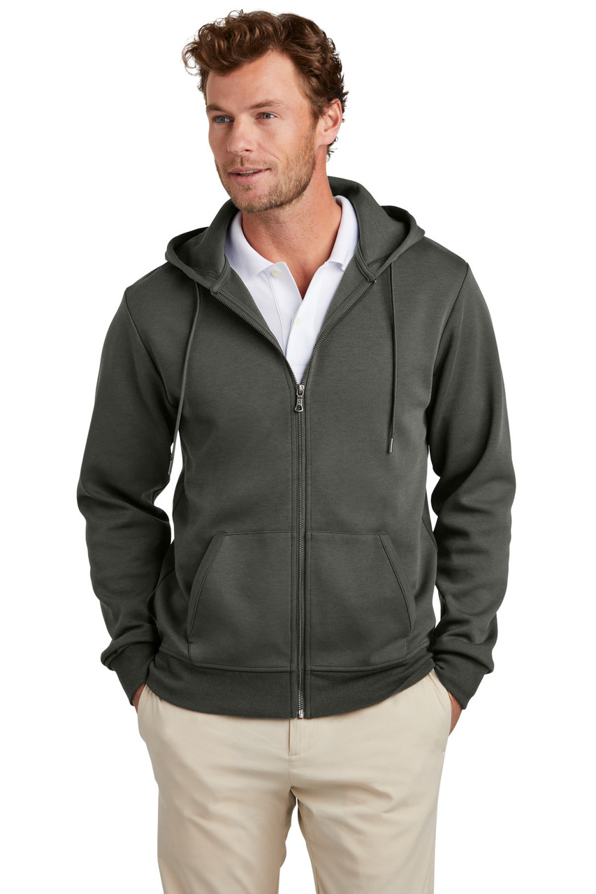 Custom Brooks Brothers Double-Knit Full-Zip Hoodie BB18208