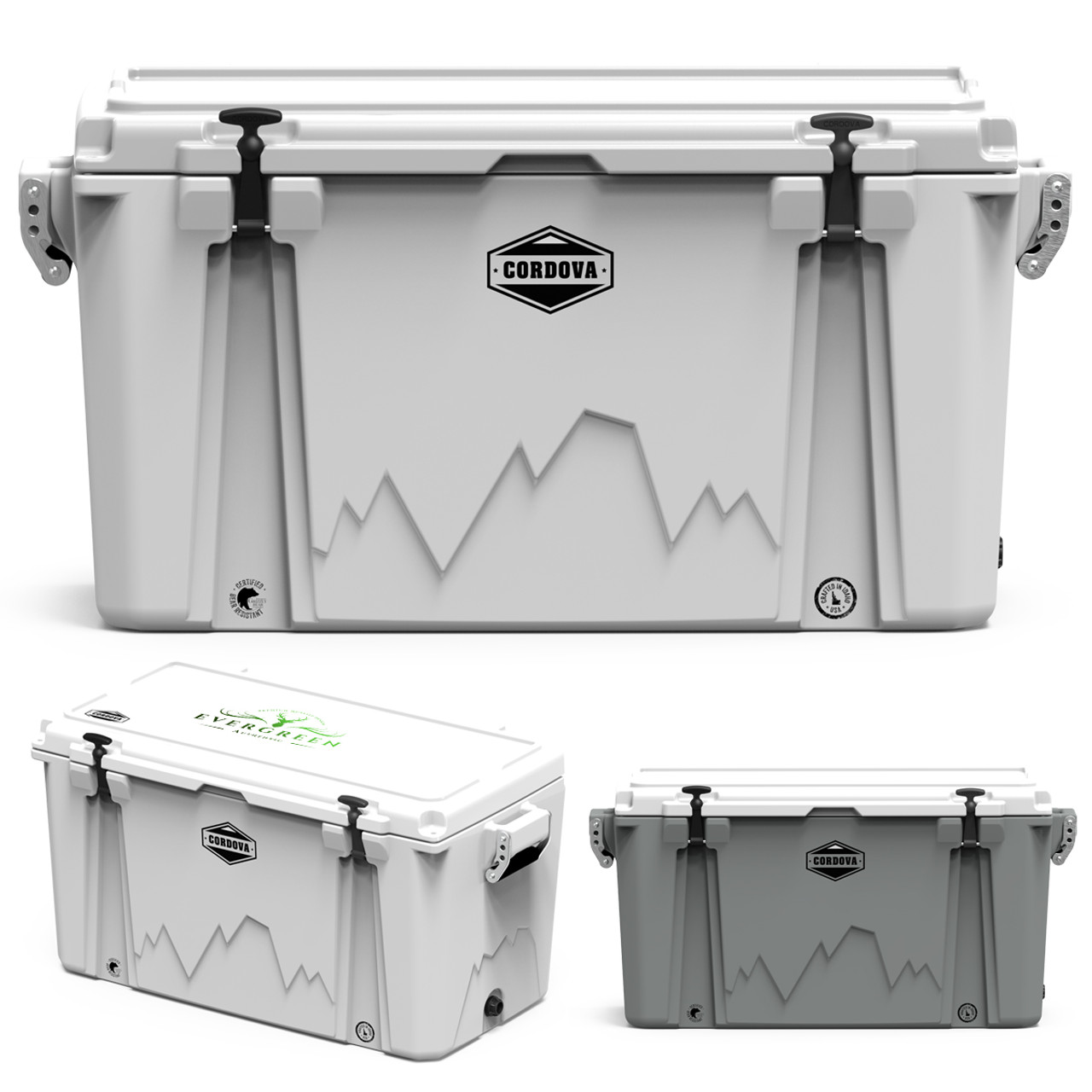 Custom Cordova Coolers 88 Qt Basecamp Class™ Hard Cooler 5428 Caps To You