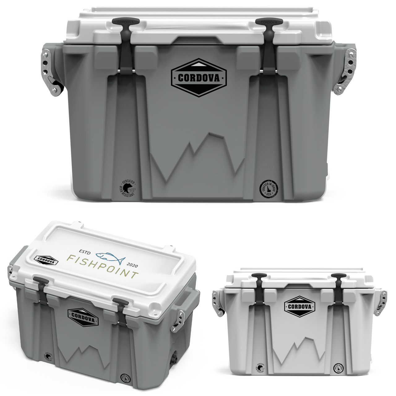 Custom Cordova Coolers 28 Qt Basecamp Class™ Hard Cooler 5426