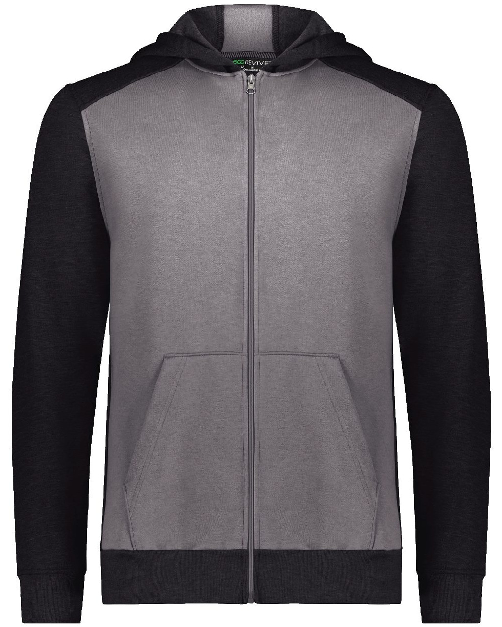 Custom Youth Eco Revive™ Three-Season Triblend Fleece Full-Zip Hooded Sweatshirt - 6900