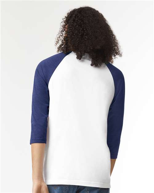 White/ Heather Indigo