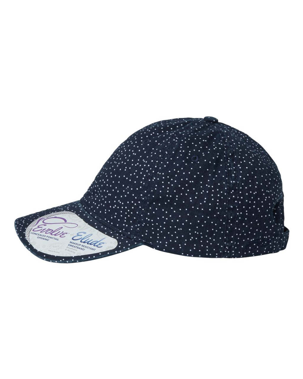 Navy/ White Polka Dots