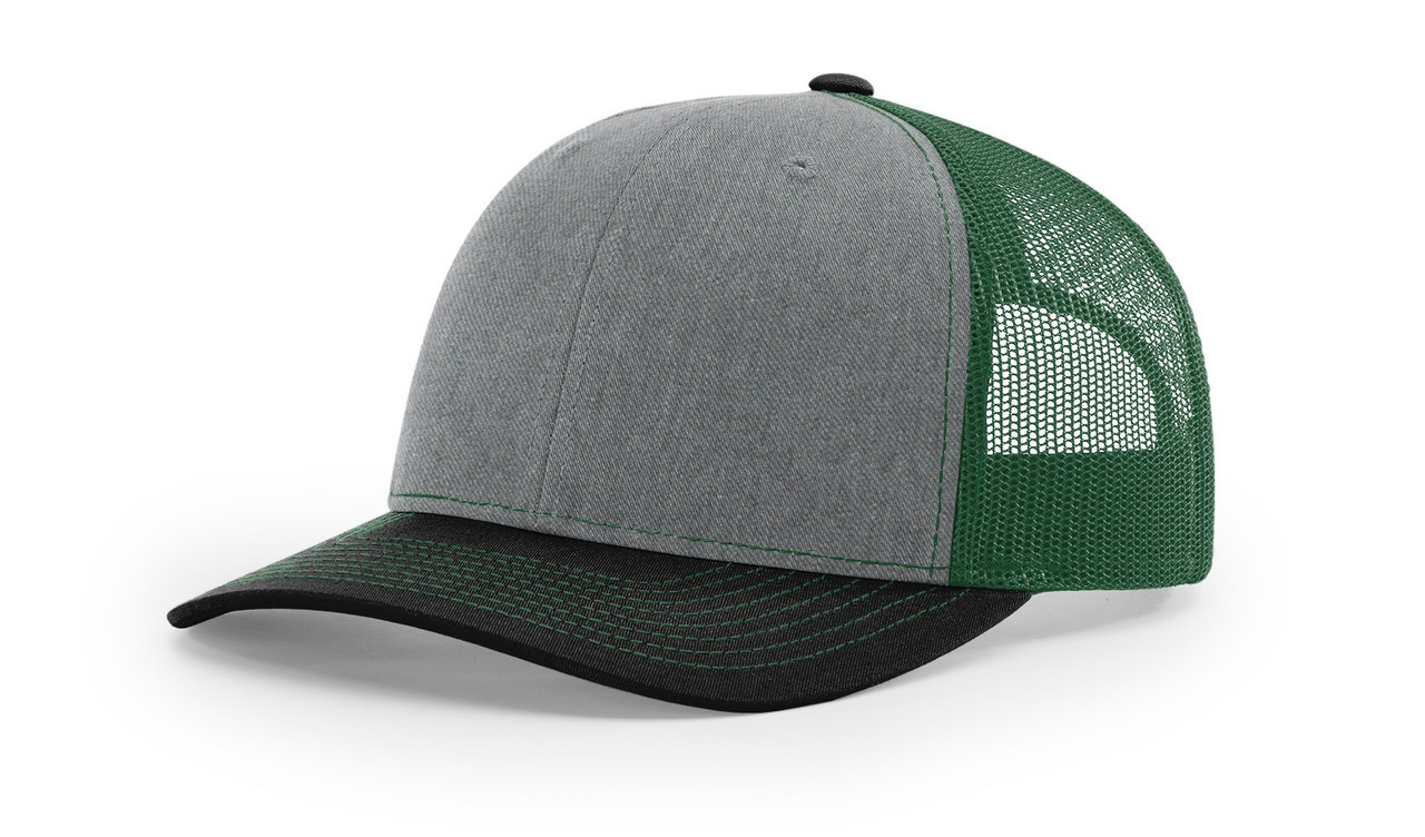 Heather Grey/Dark Green/Black