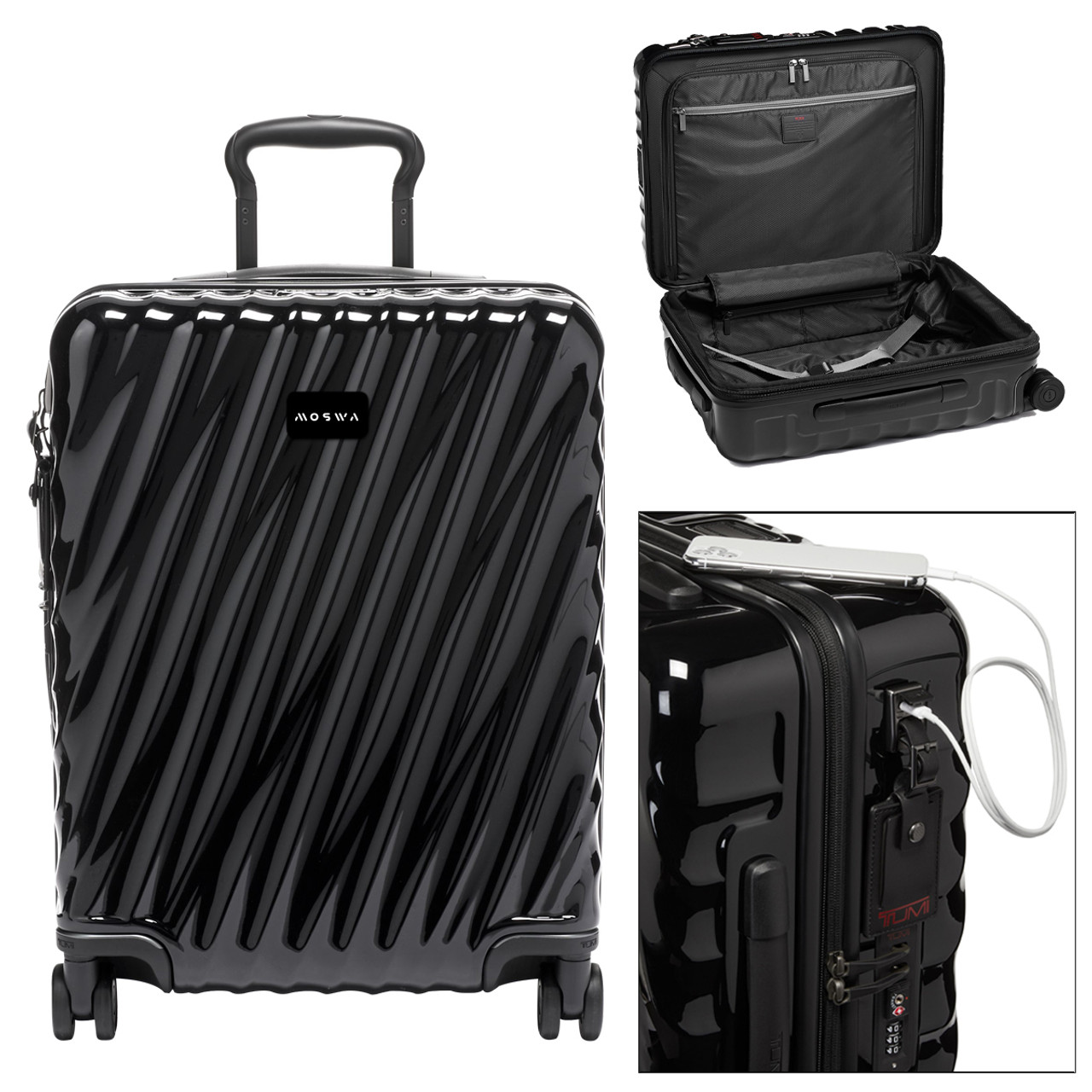 Custom Tumi 19 Degree Continental Expandable 4 Wheeled Carry On 35081