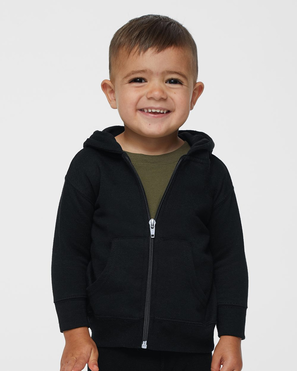 Custom Infant Full-Zip Fleece Hoodie - 3446