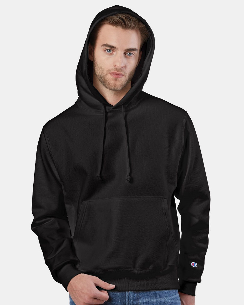 Custom Reverse Weave® Hooded Sweatshirt - S101