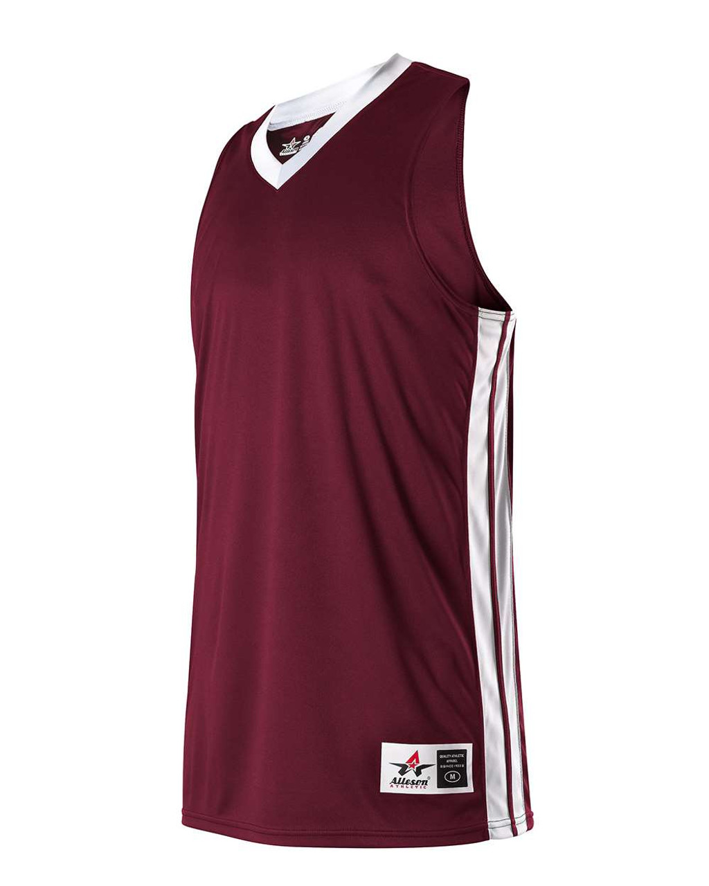 Maroon/ White