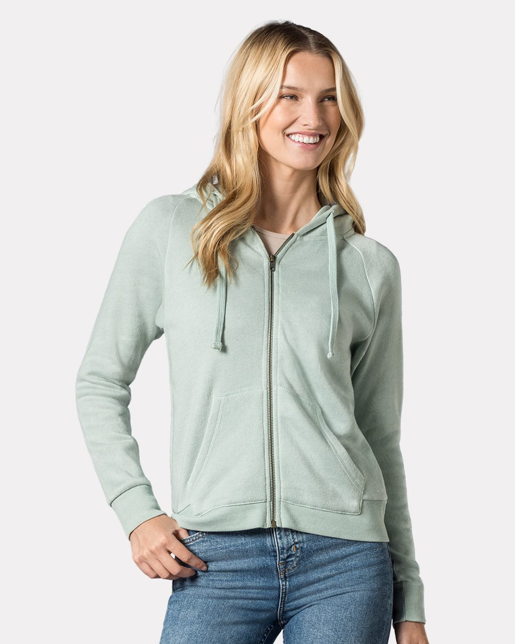 Custom Women's Stockton Angel Fleece Full-Zip Hooded Sweatshirt - W20150