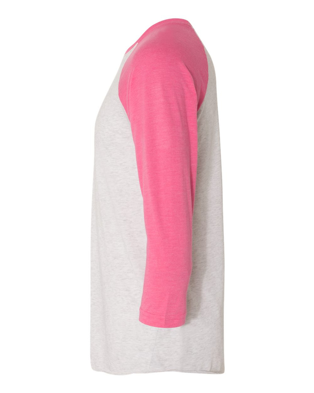 Vintage Pink Sleeves/ Heather White Body