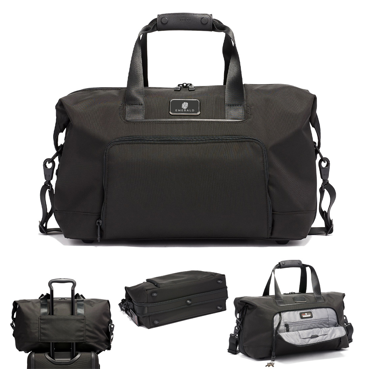 Custom Tumi Alpha Double Expandable Travel Satchel 35082