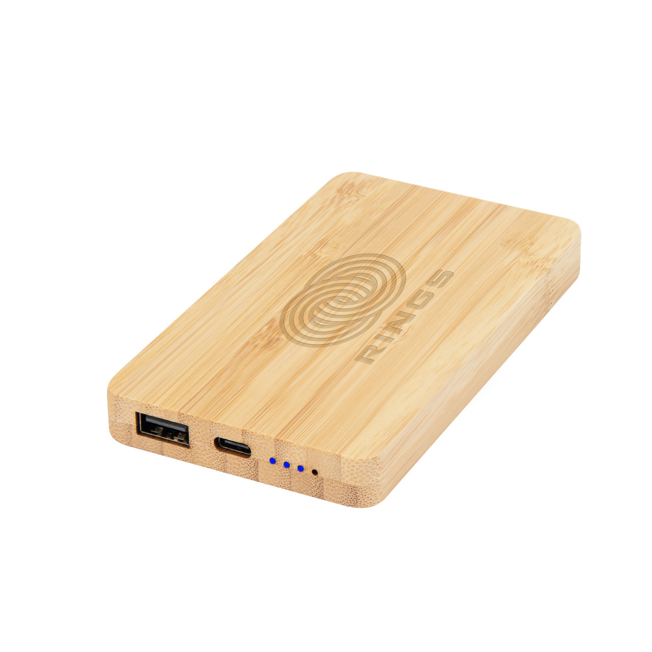 Custom 5000 mAh Bamboo Power Bank 25035