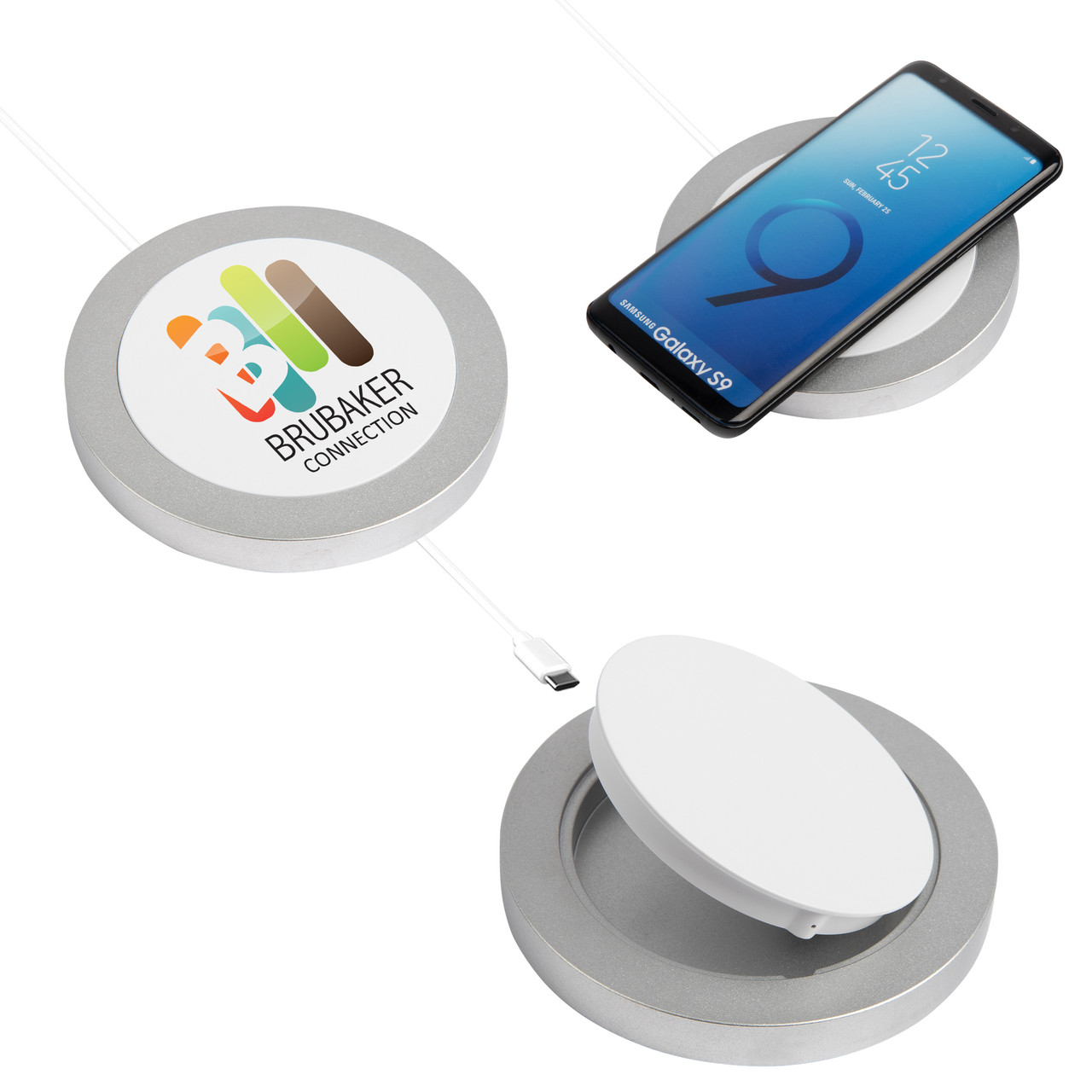 Custom Hyper Charge Aluminum Wireless Charger 26700
