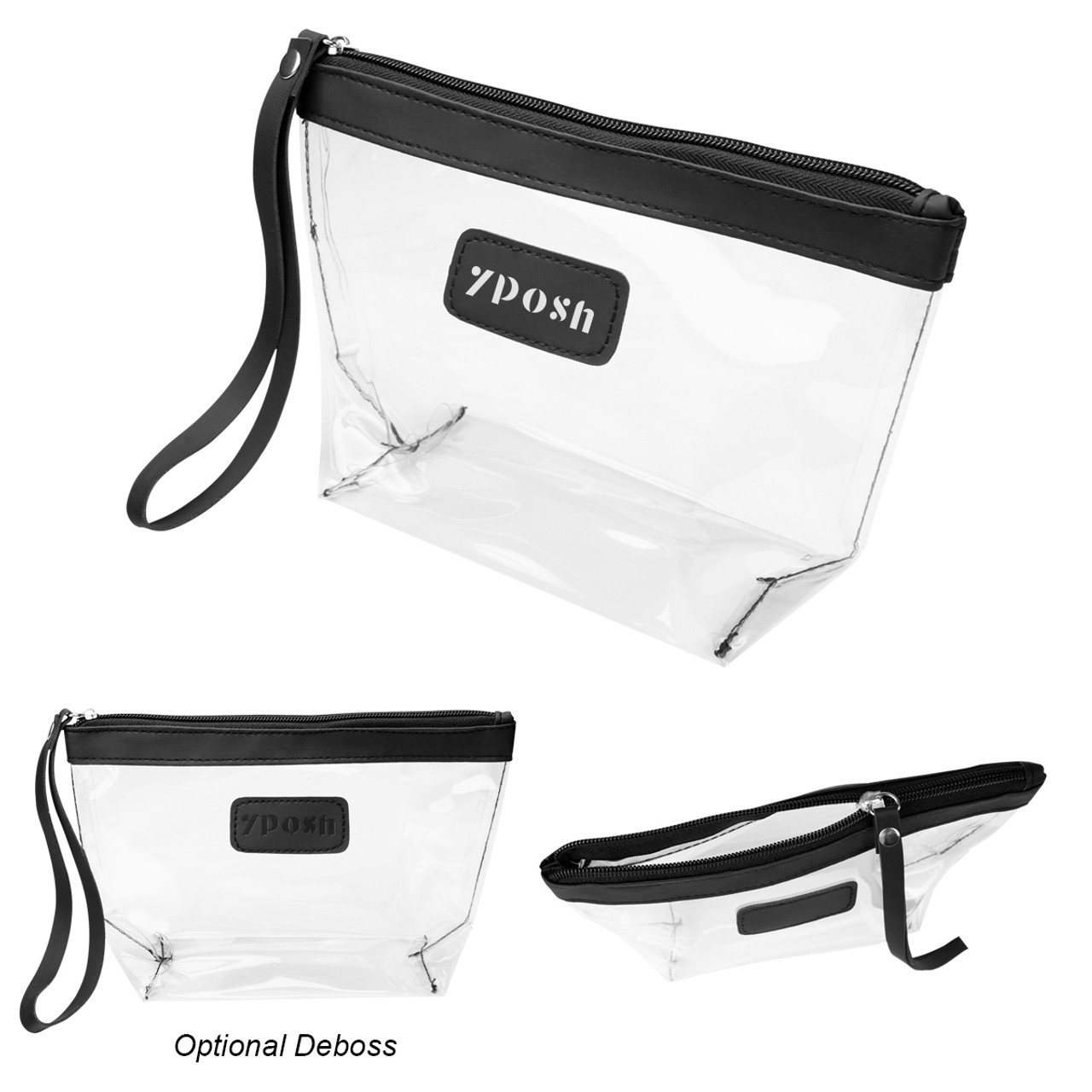 Custom Posh Clear Wristlet Pouch 30078