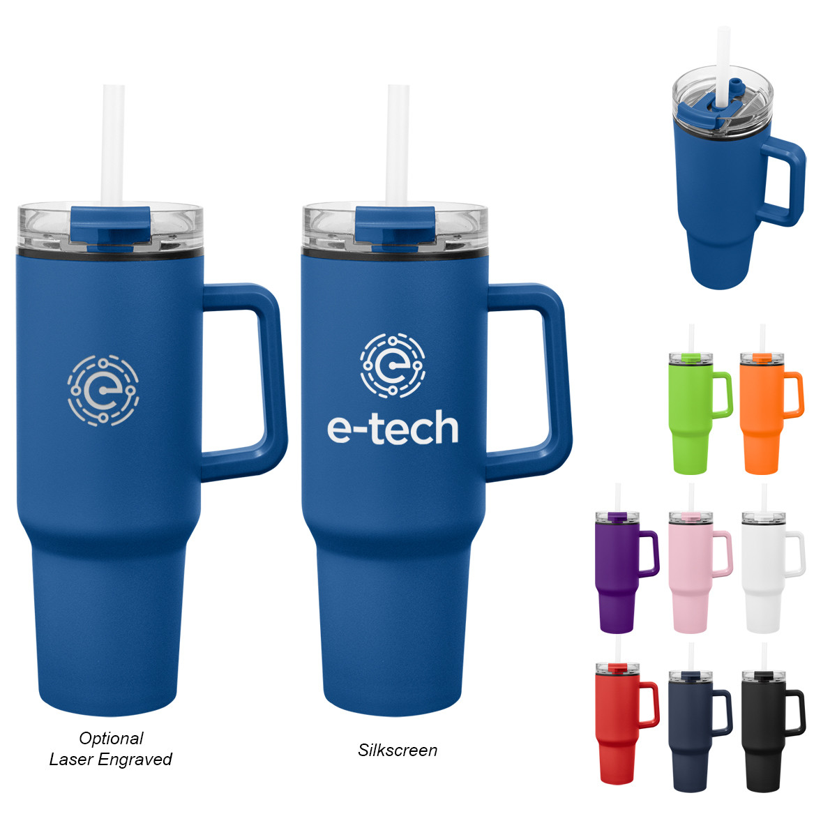 Custom 40 Oz. Quest Stainless Steel Tumbler 50078