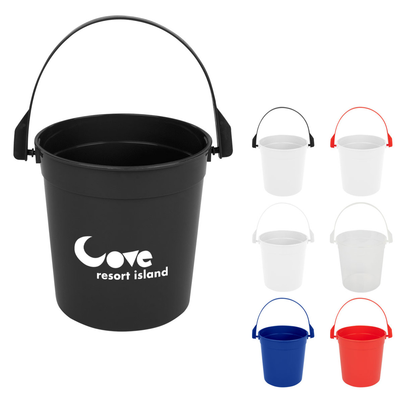 Custom 32 Oz. Party Pail With Handle 2236