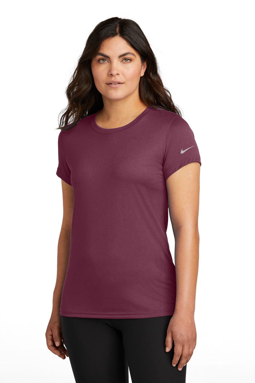 Custom Nike Ladies Swoosh Sleeve rLegend Tee NKDX8734