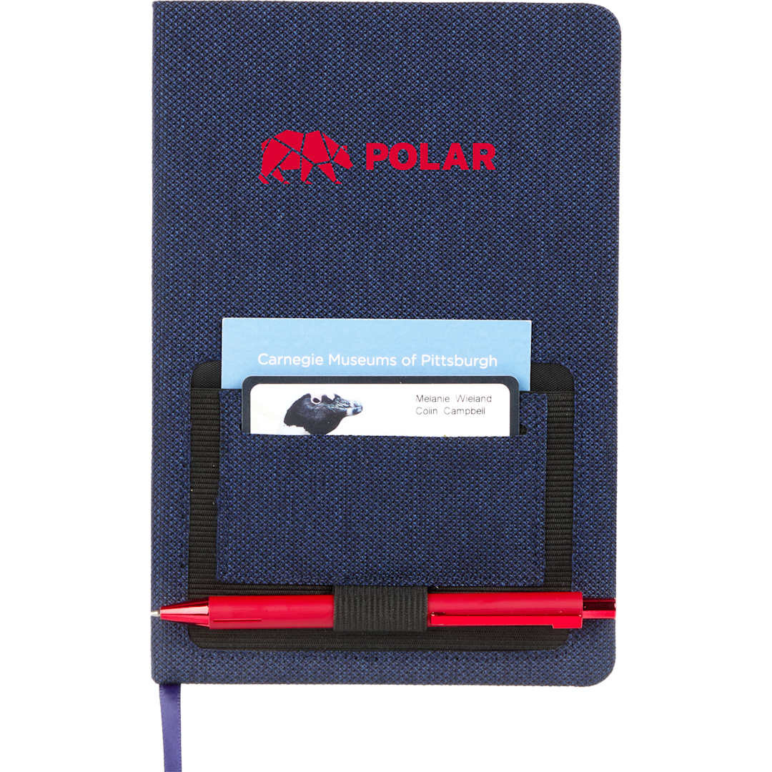 Custom FSC Mix 5.5” x 8.5” Vila RPET Bound Notebook