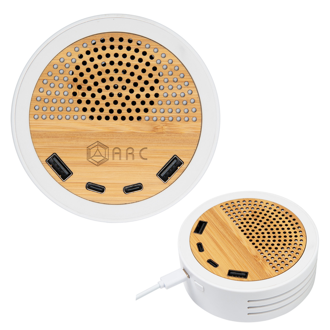 Custom rABS & Bamboo Speaker & Charger 25184