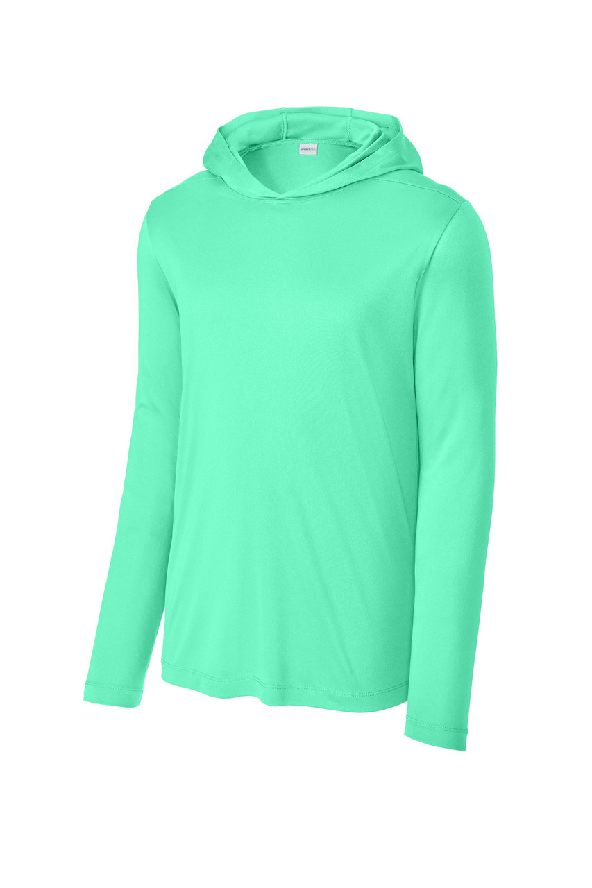 Custom Sport-Tek Posi-UV Pro Long Sleeve Hoodie ST420LSH