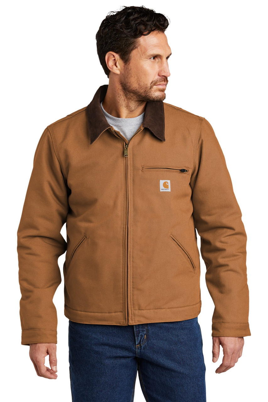 Carhartt WIP DUCK DETROIT JACKET カモ柄 S Carhartt WIP Duck Camo Detroit Jacket - Green/Turmeric